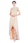 Ausrine Emb. Cascade Gown