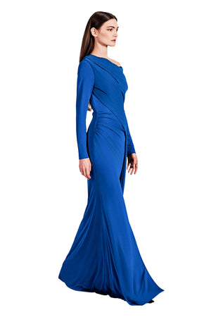 Heriella Jersey Drapery Gown
