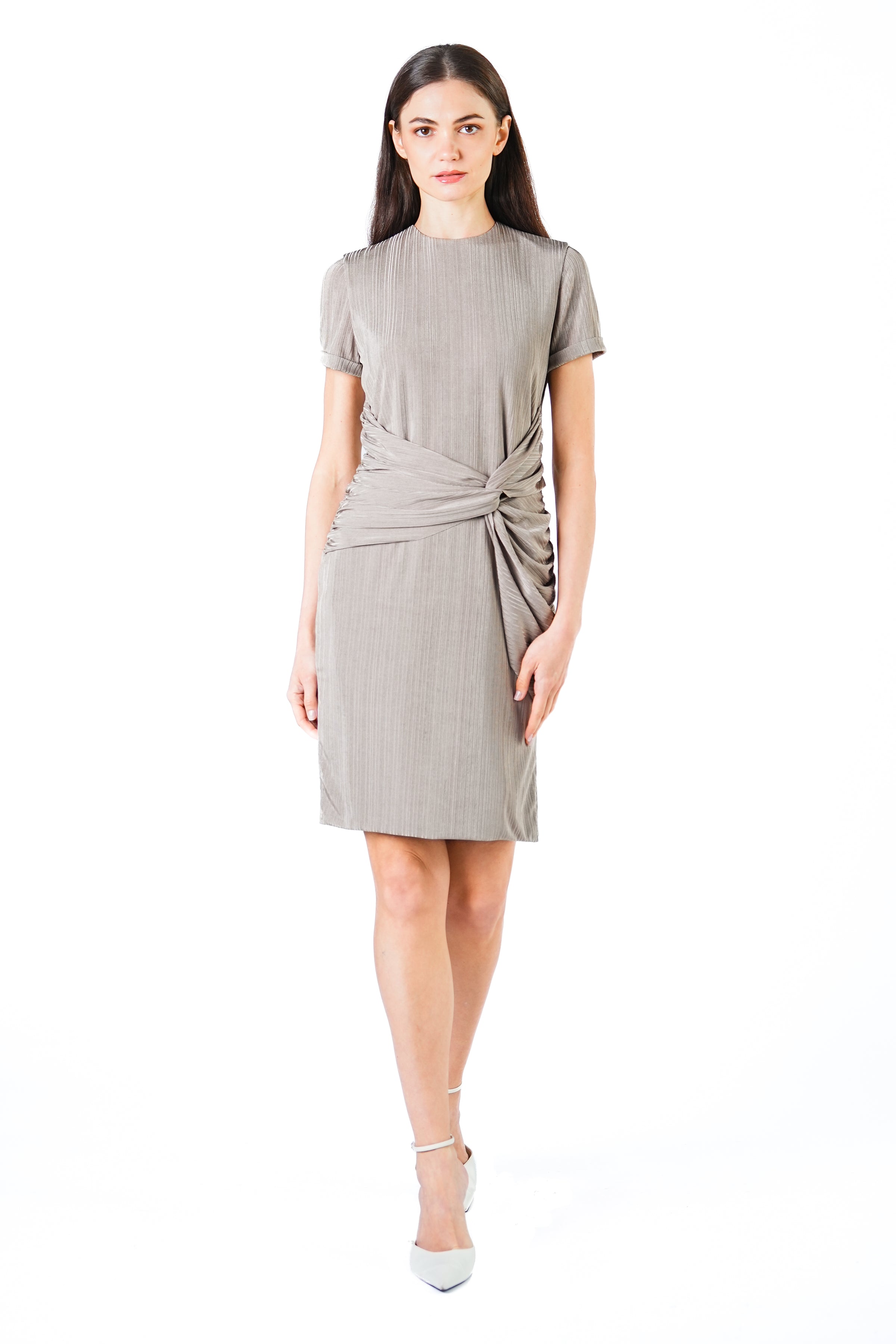 Lizzy Drape Waist T-shirt Dress S.Nine by Susanna Soo Lizzy Drape Waist T-shirt Dress S.Nine by Susanna Soo
