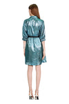 Remi Metallic Shirtdress