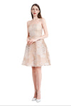 Phillipa Silk Organza Dress w/ Silk Chiffon Cape