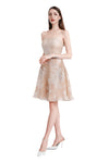 Phillipa Silk Organza Dress w/ Silk Chiffon Cape
