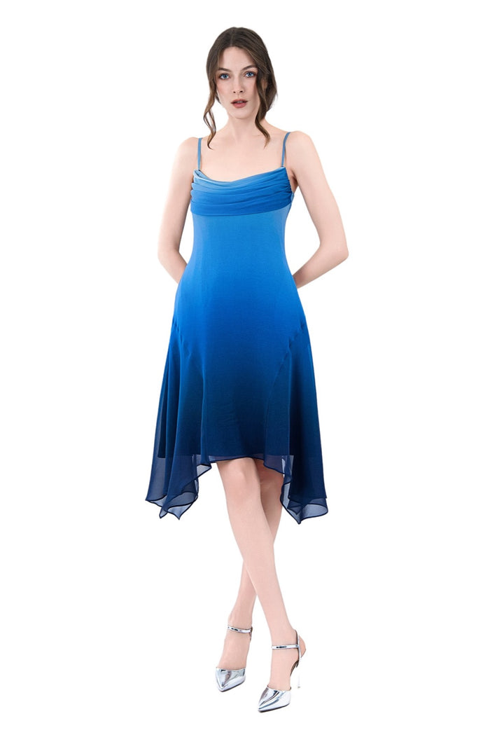 Zephyrine Silk Chiffon Dress