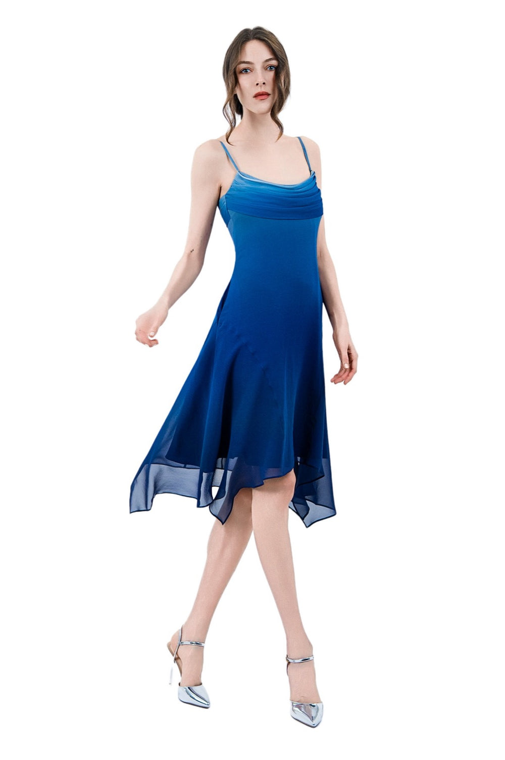 Zephyrine Silk Chiffon Dress