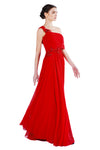 Bonita French Lace Embroidery Chiffon Gown
