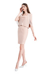 Jasmine Cropped Cape Jacket