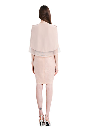 Jasmine Cropped Cape Jacket