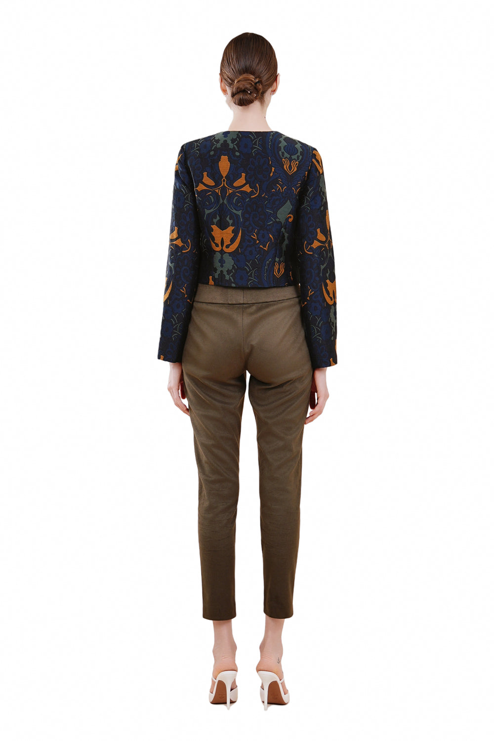 Maddy Vegan Suede Fitted Pants