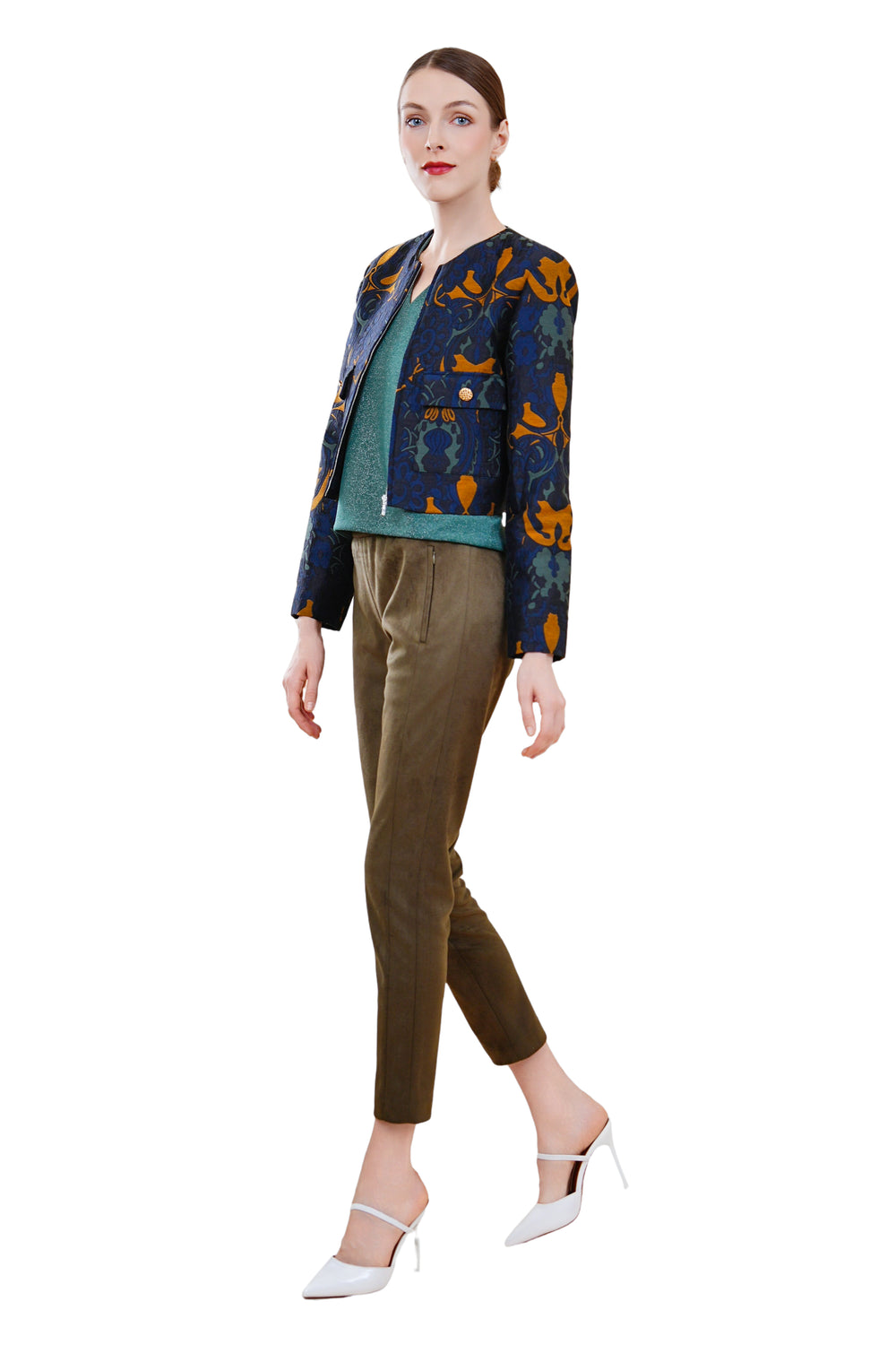 Eris Jacquard Print Jacket