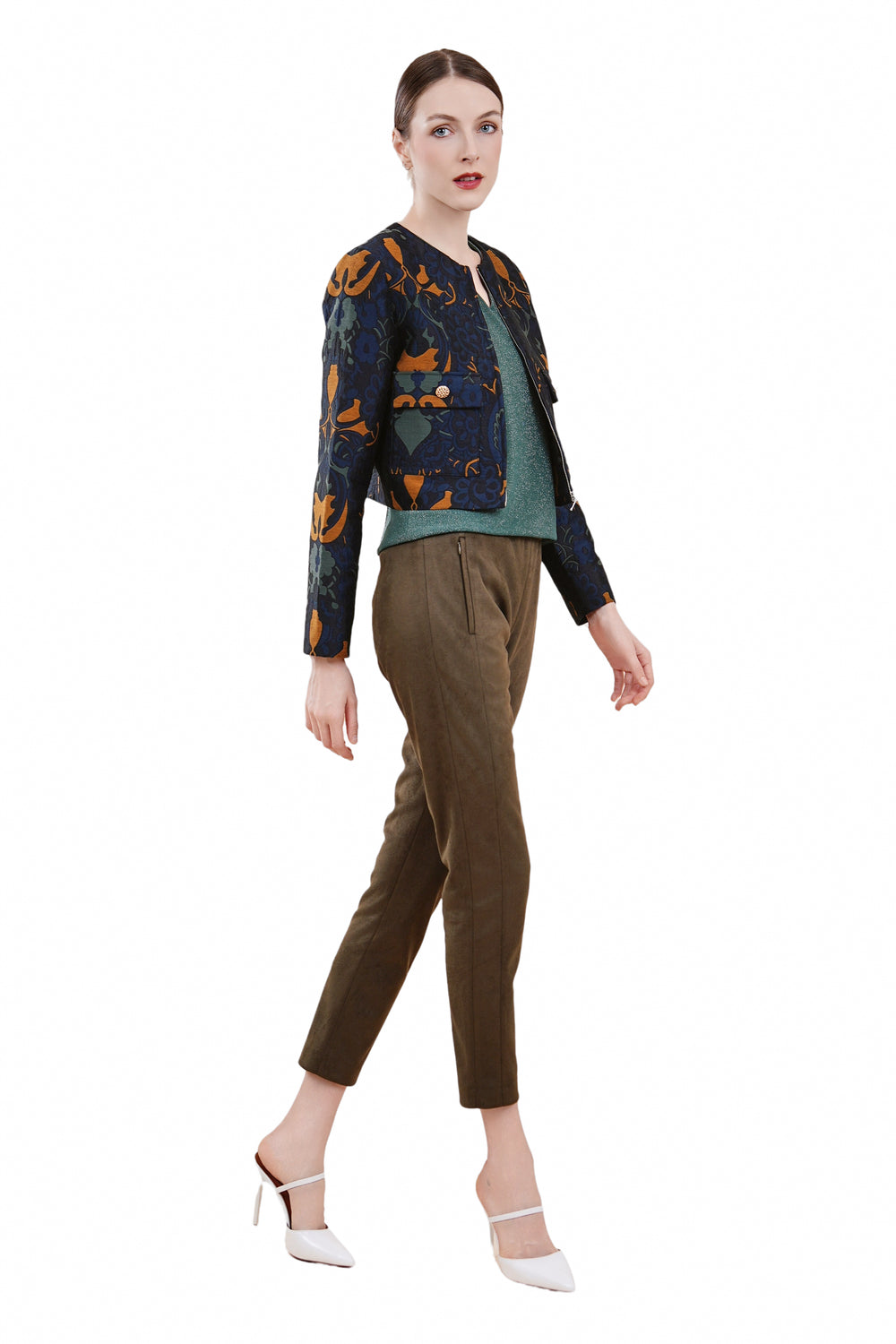 Eris Jacquard Print Jacket