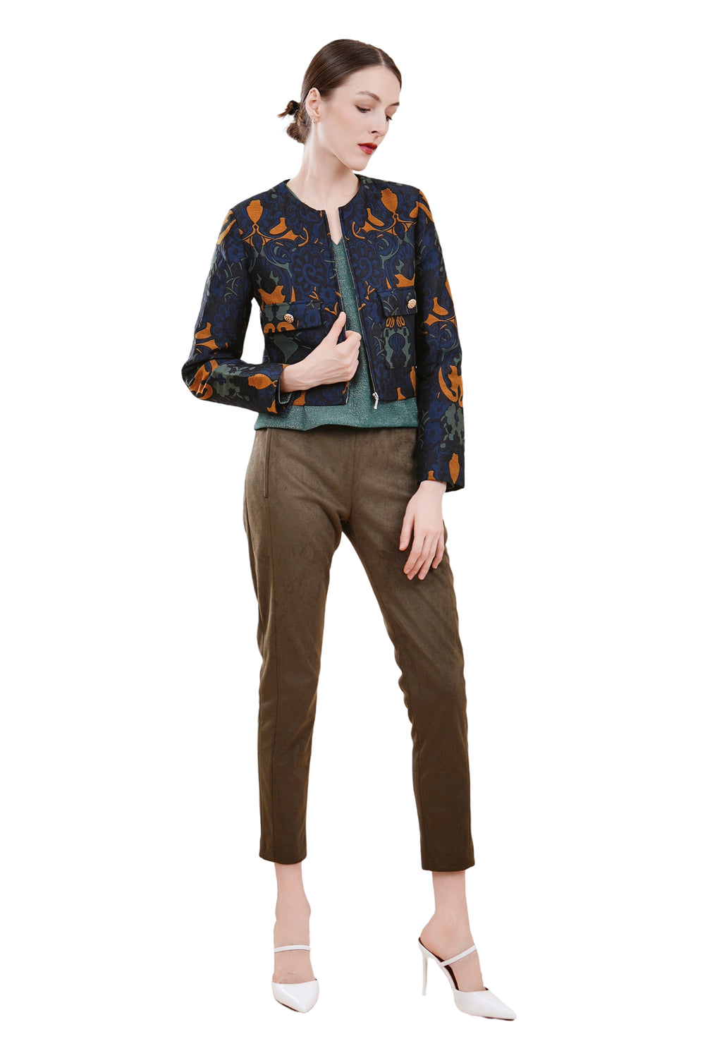Eris Jacquard Print Jacket