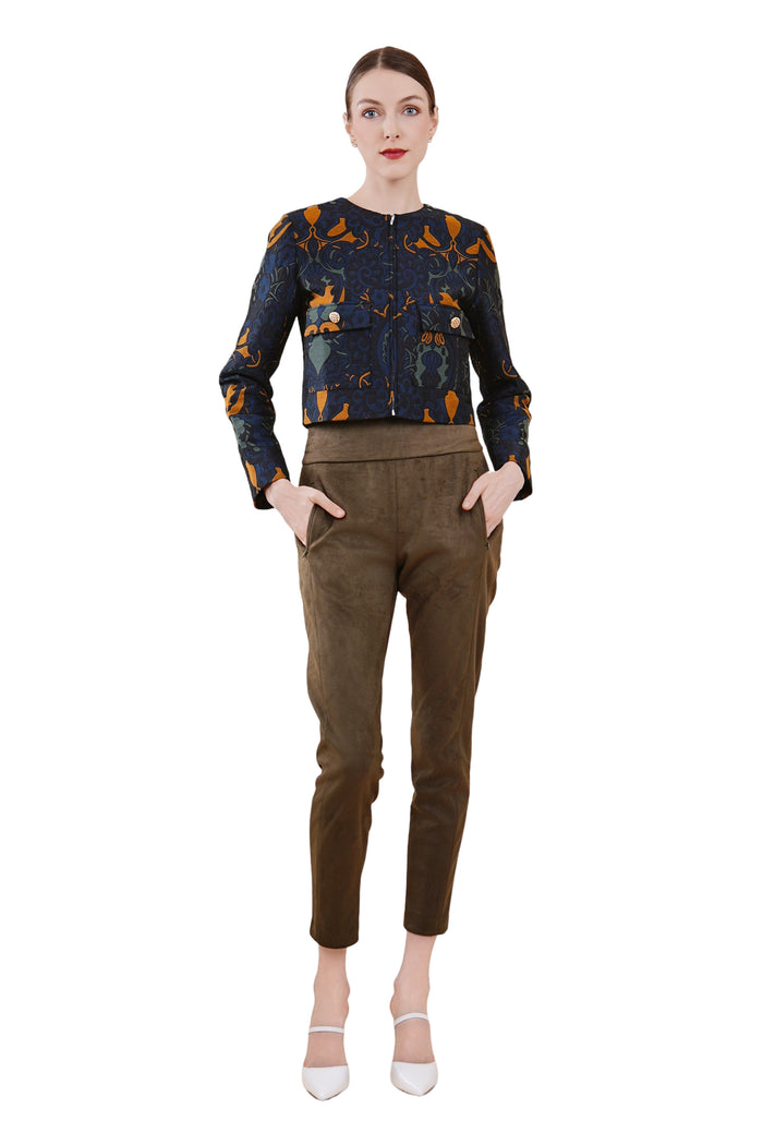 Eris Jacquard Print Jacket