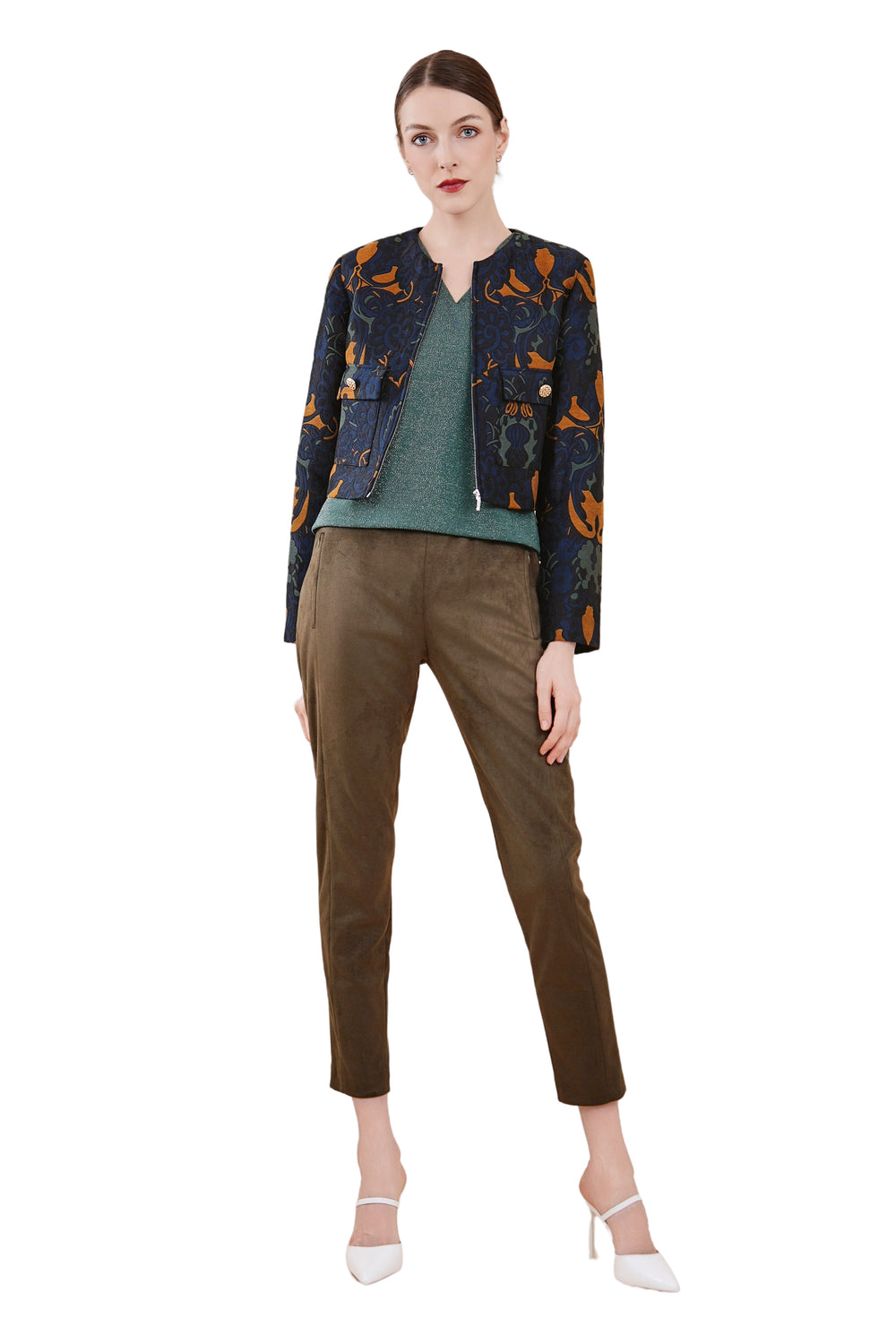 Eris Jacquard Print Jacket