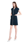 Cosette Linen Trench Dress