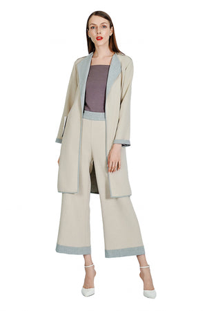 Celestine Two-Toned Trench