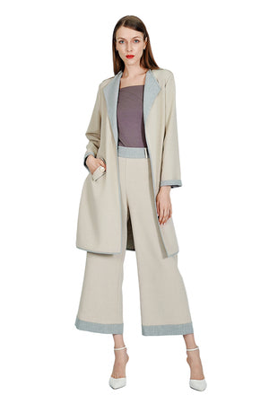 Celestine Two-Toned Trench