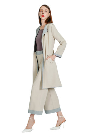 Celestine Two-Toned Trench