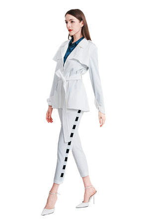Sohila Satine Mid-Length Trench