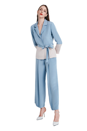 Armonie Silk Crepe Trousers