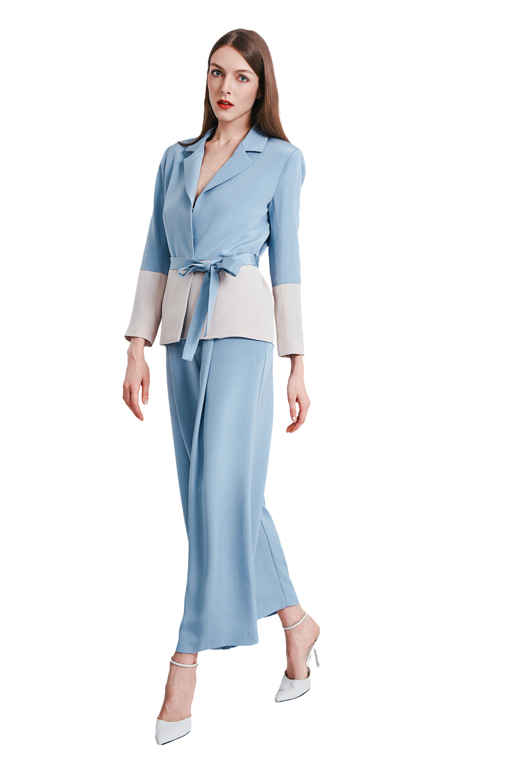 Armonie Silk Crepe Trousers