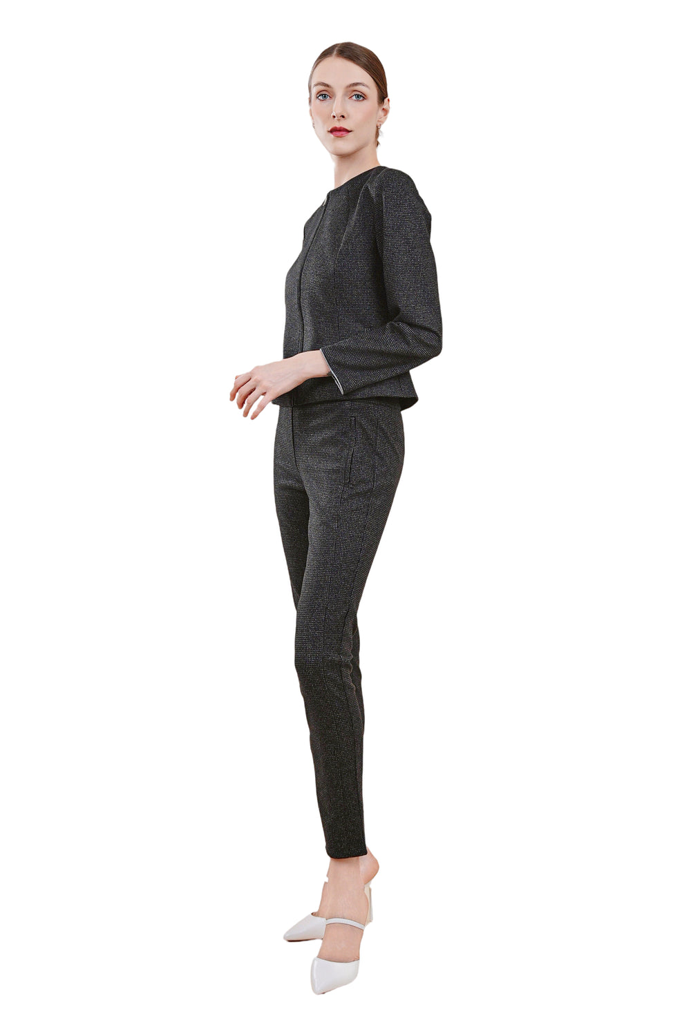 Maddy Slim Fit Zip Front Jacket