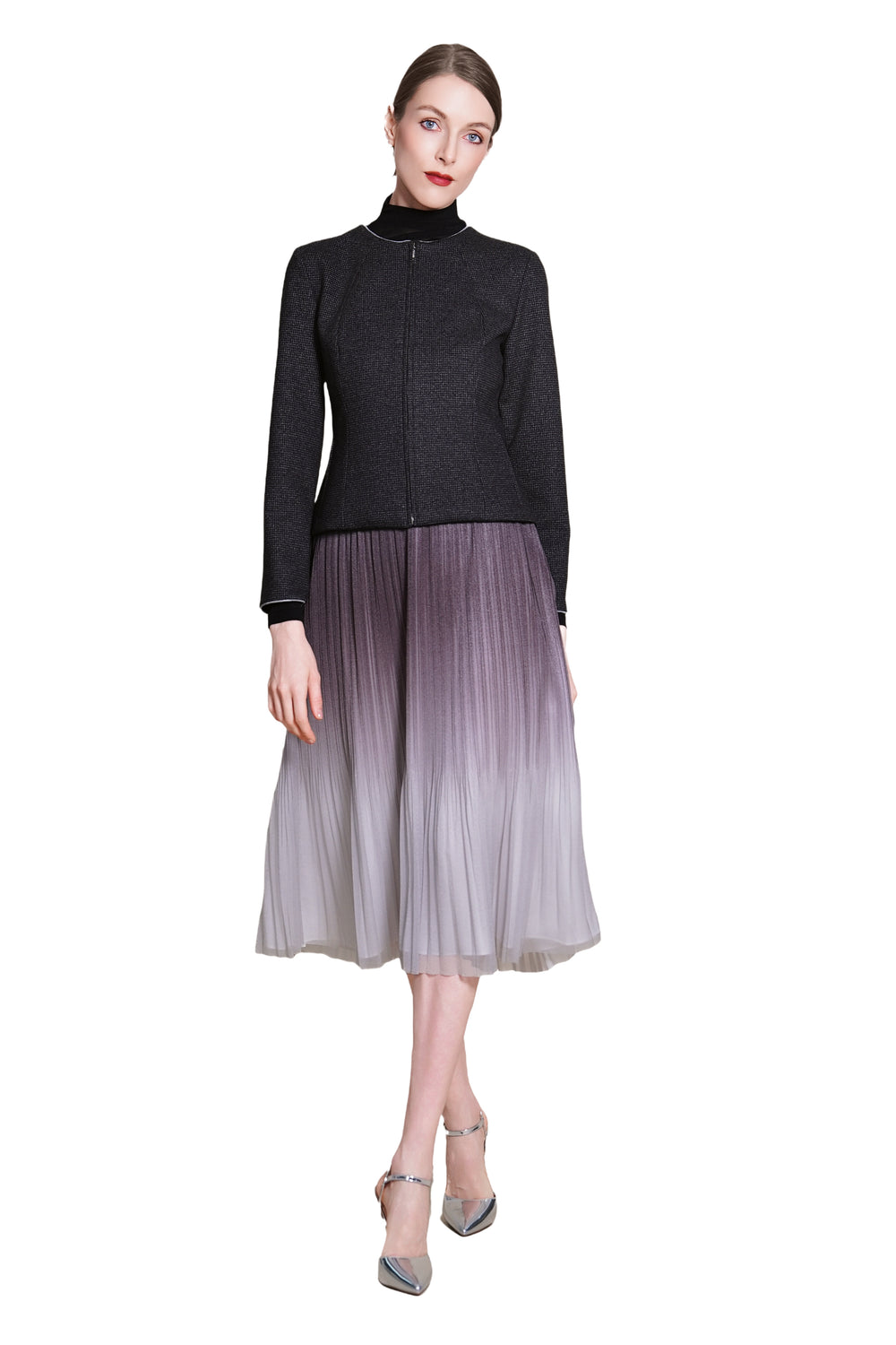 Maddy Slim Fit Zip Front Jacket