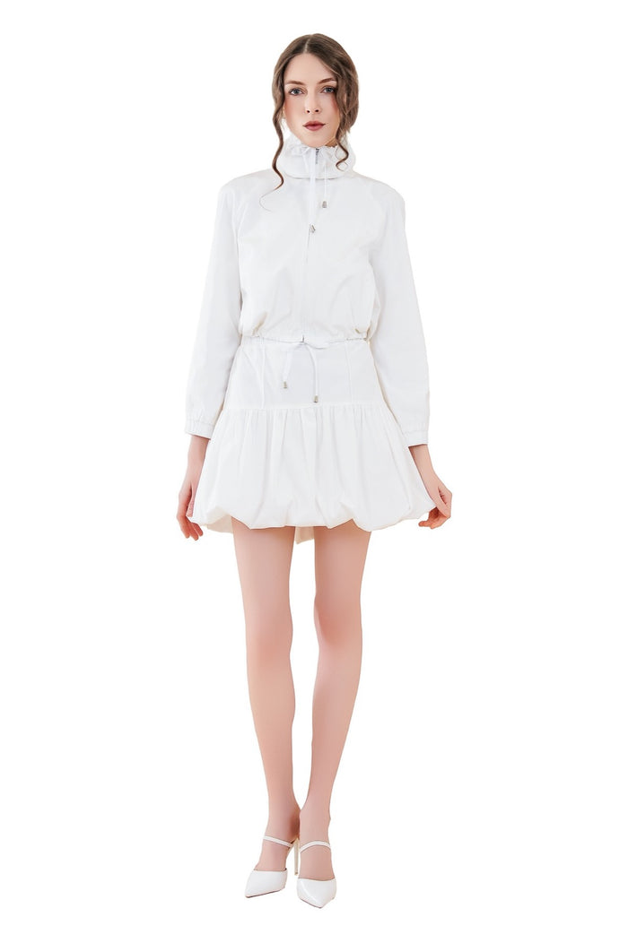 Vesper Bubble Hem Skirt