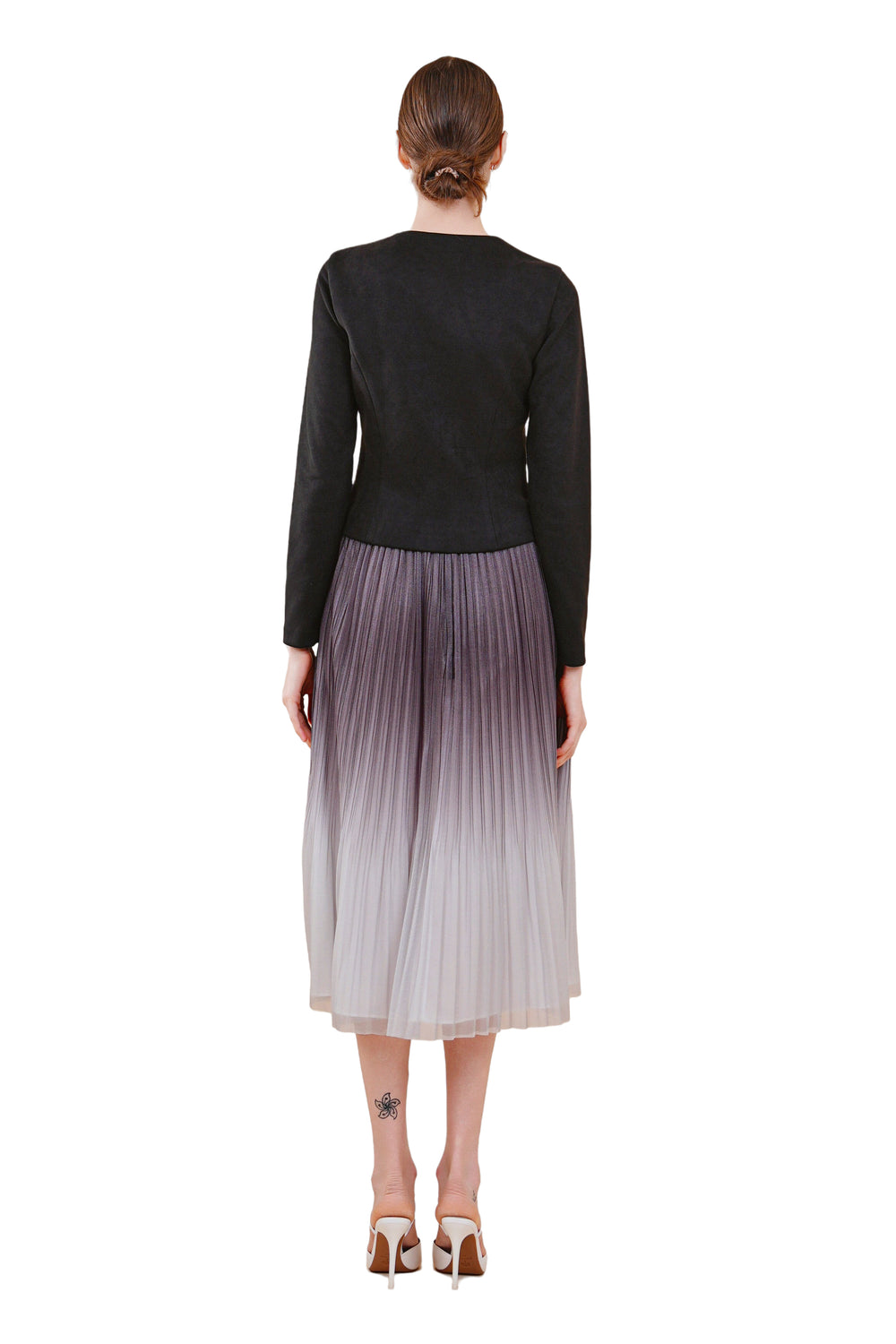 Thyra Suede Jacket (Round Neck)