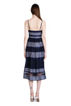 Rosita Silk Organza Dress with Chiffon Cape