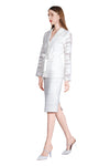Josi Organza Burnout Blazer
