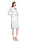 Josi Organza Burnout Blazer