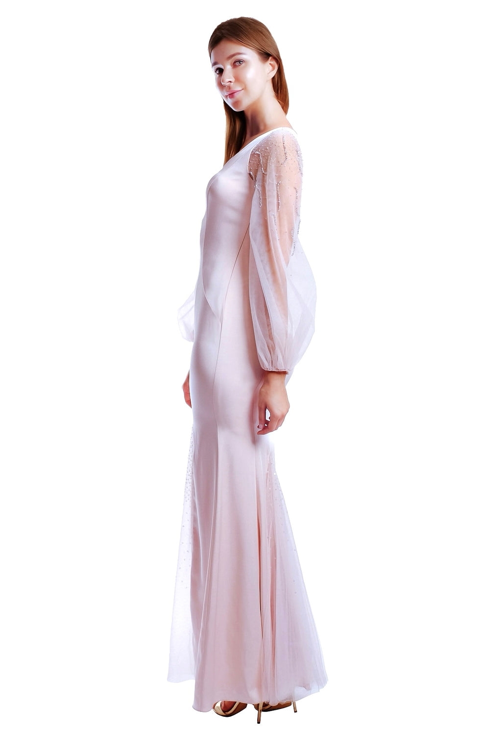 Madeline Balloon Sleeves Gown
