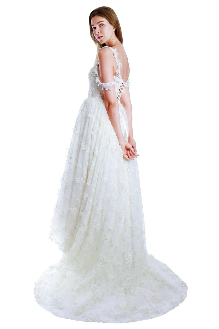 Jofina Tulle Lace Gown