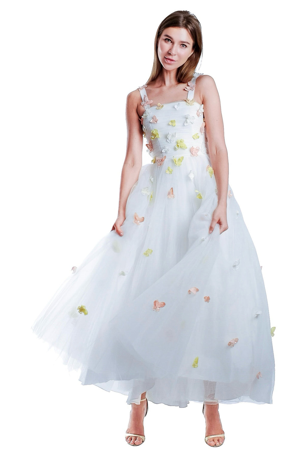 Monisa Tulle Butterfly Gown