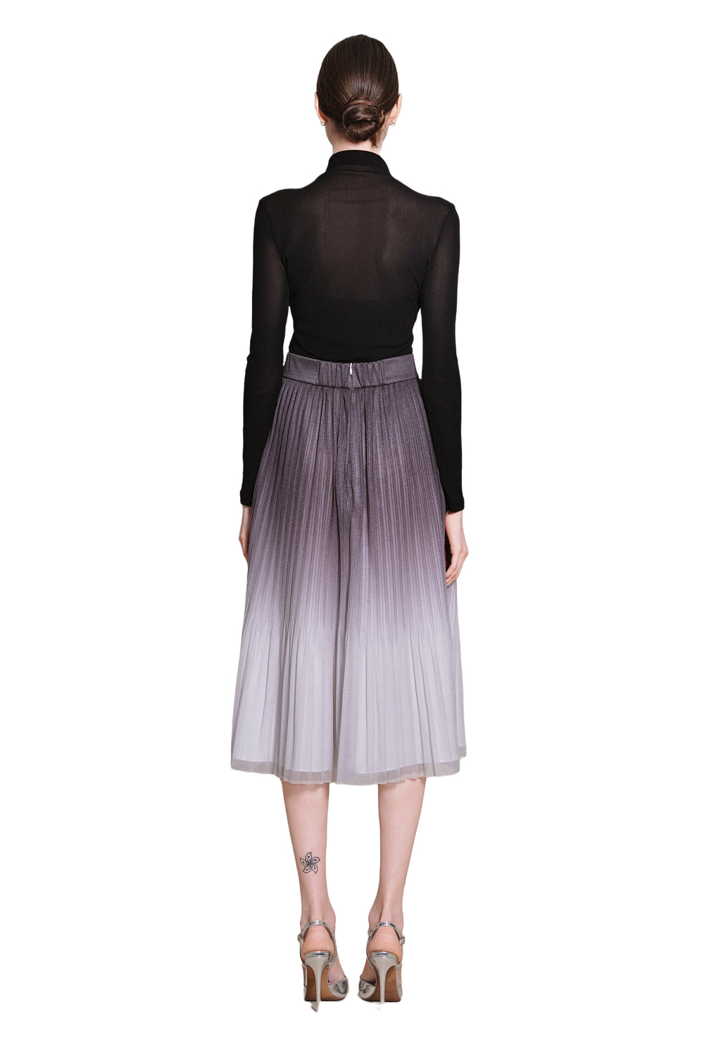 Jayden Gradient Pleated Skirt