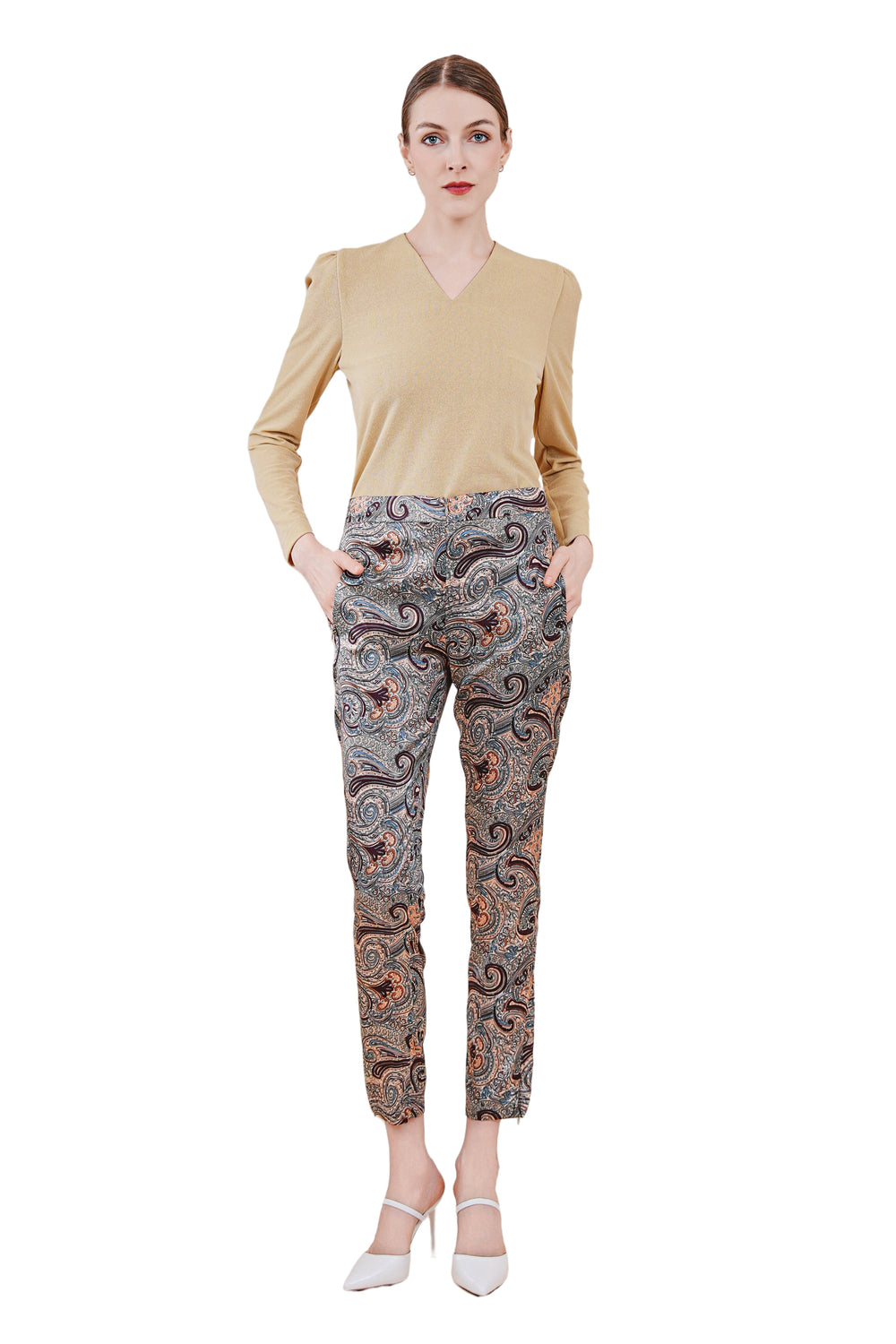 Maia Shimmery Top (V-neck)