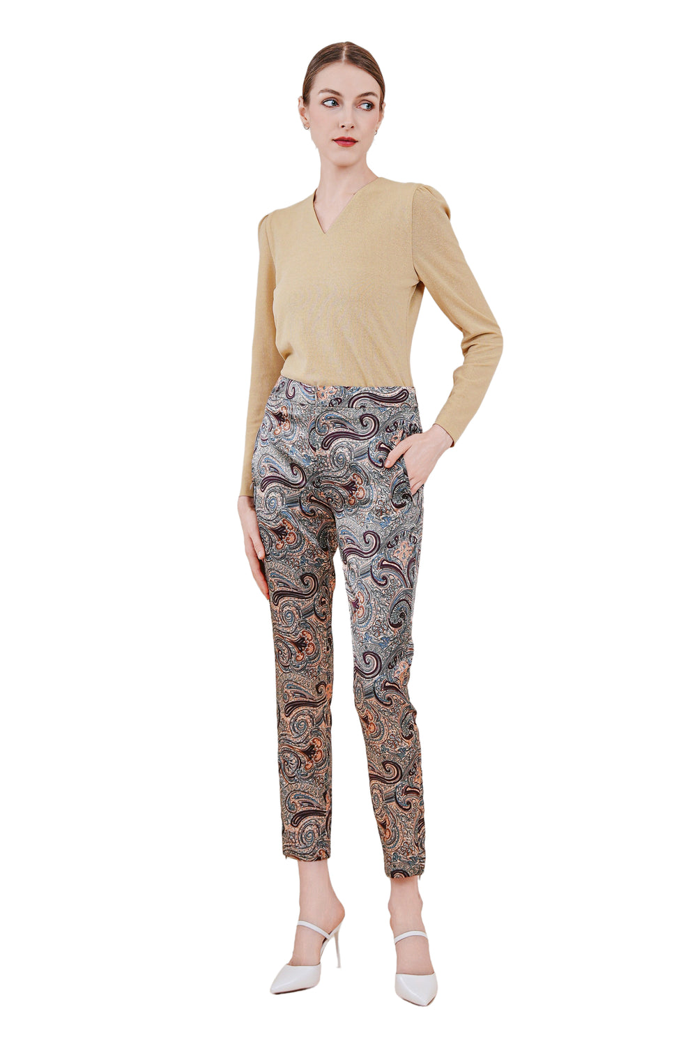 Jadina Silk Pants