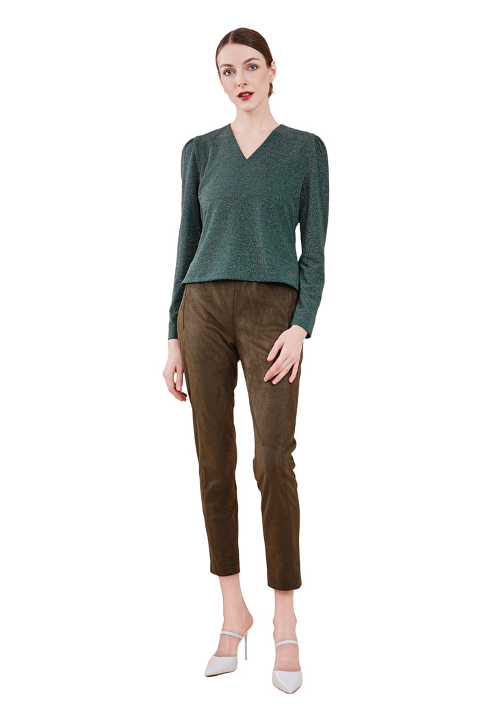 Maia Shimmery Top (V-neck)