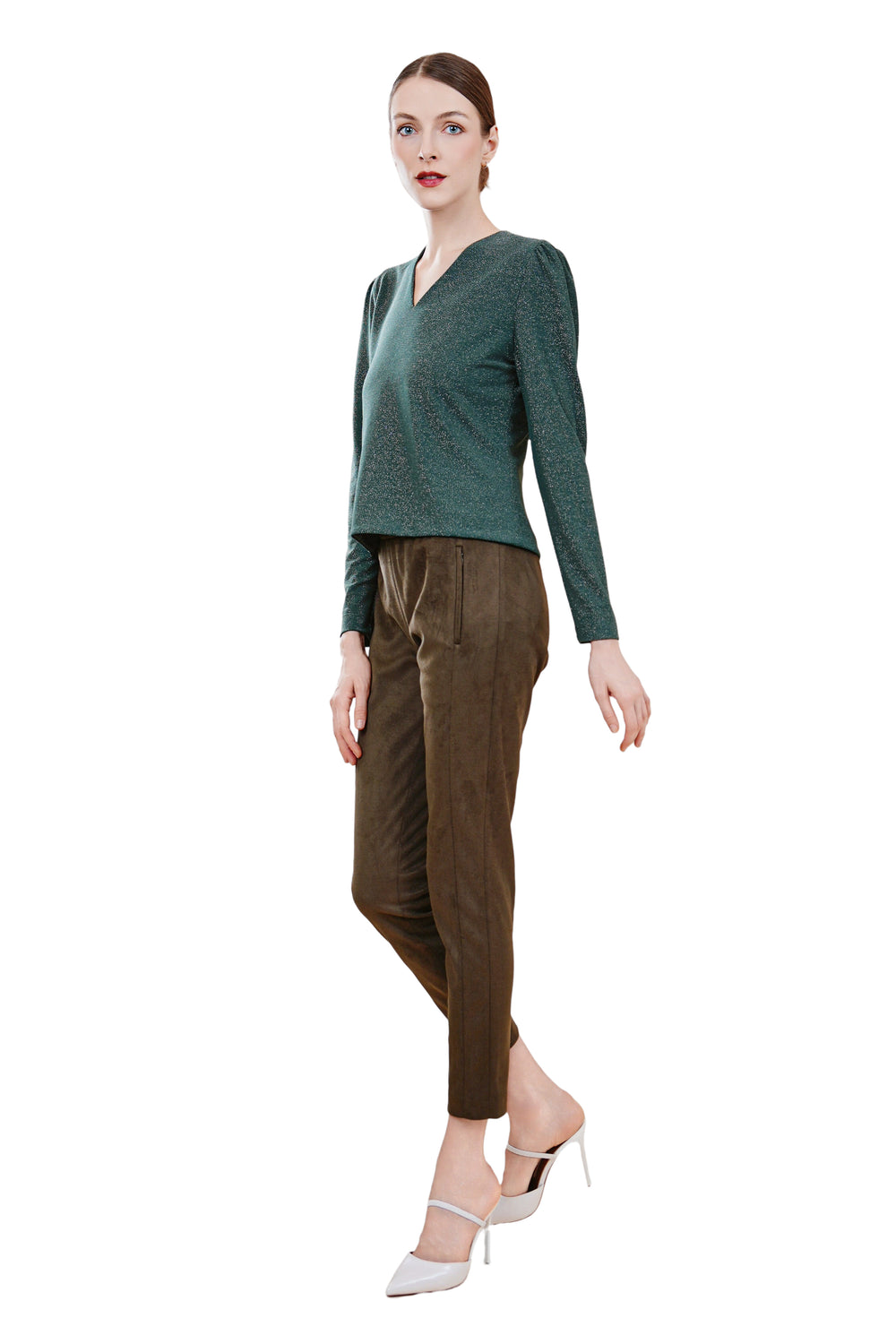 Maia Shimmery Top (V-neck)