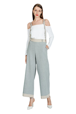 Zeiya Two-Toned Trousers