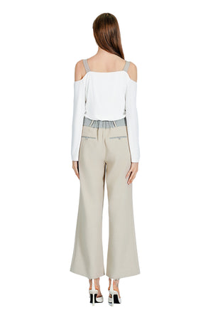 Zeiya Two-Toned Trousers