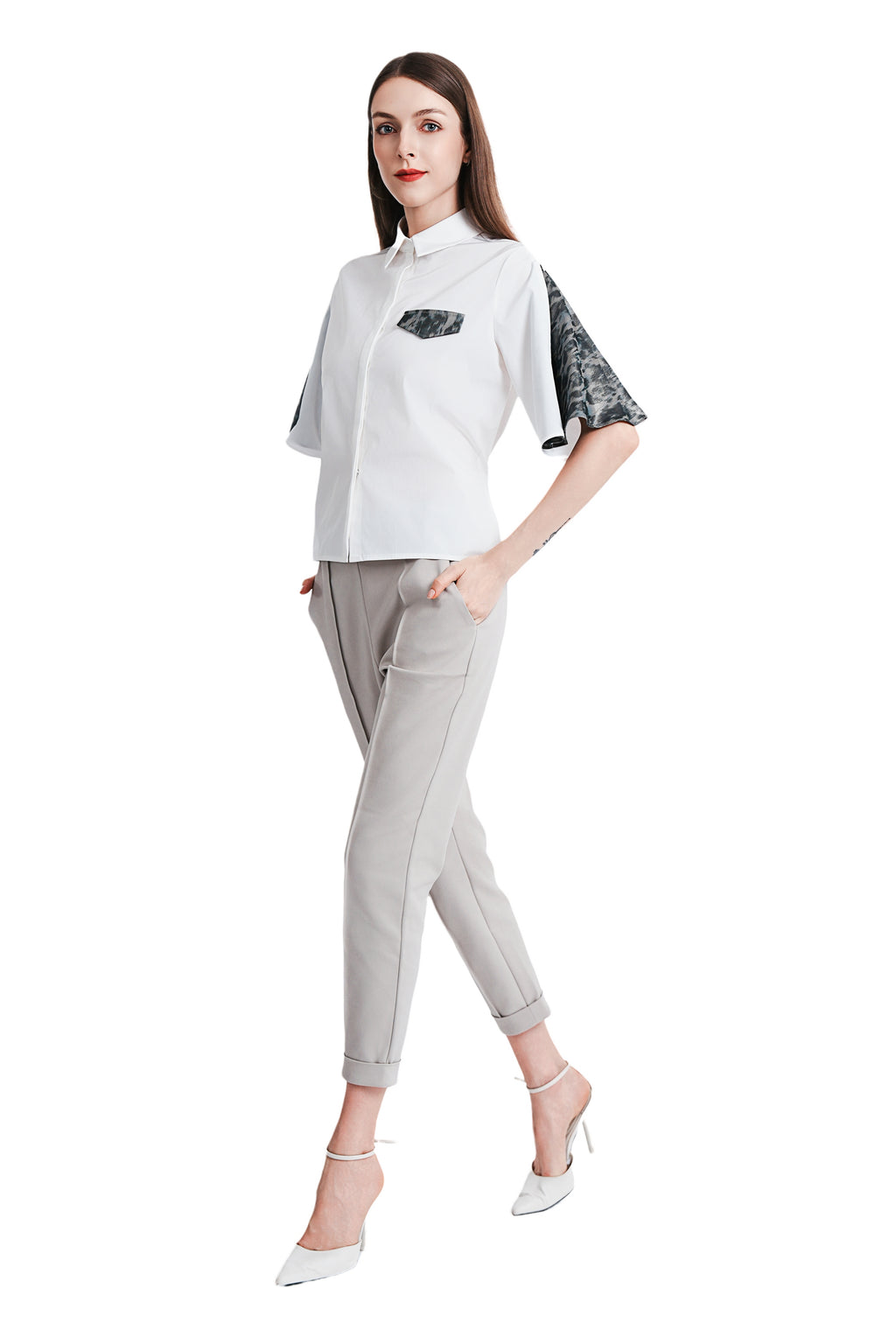Cassy Opening Sleeves Shirt