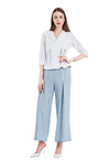 Anisha Embroidered Linen Pants