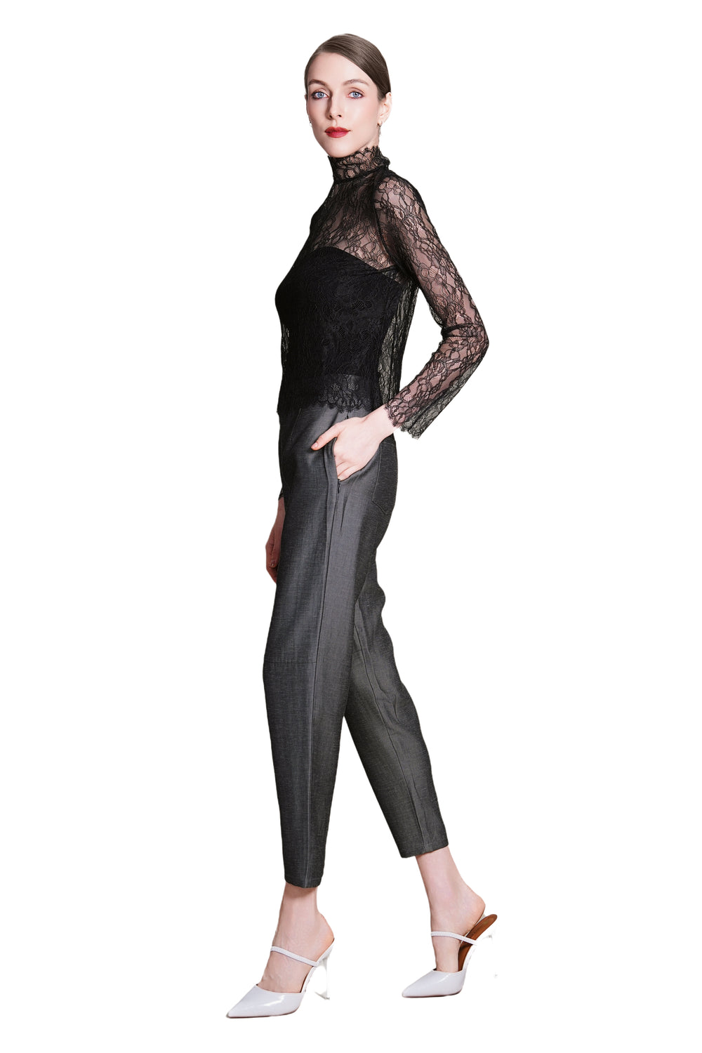 Saki Lace Top