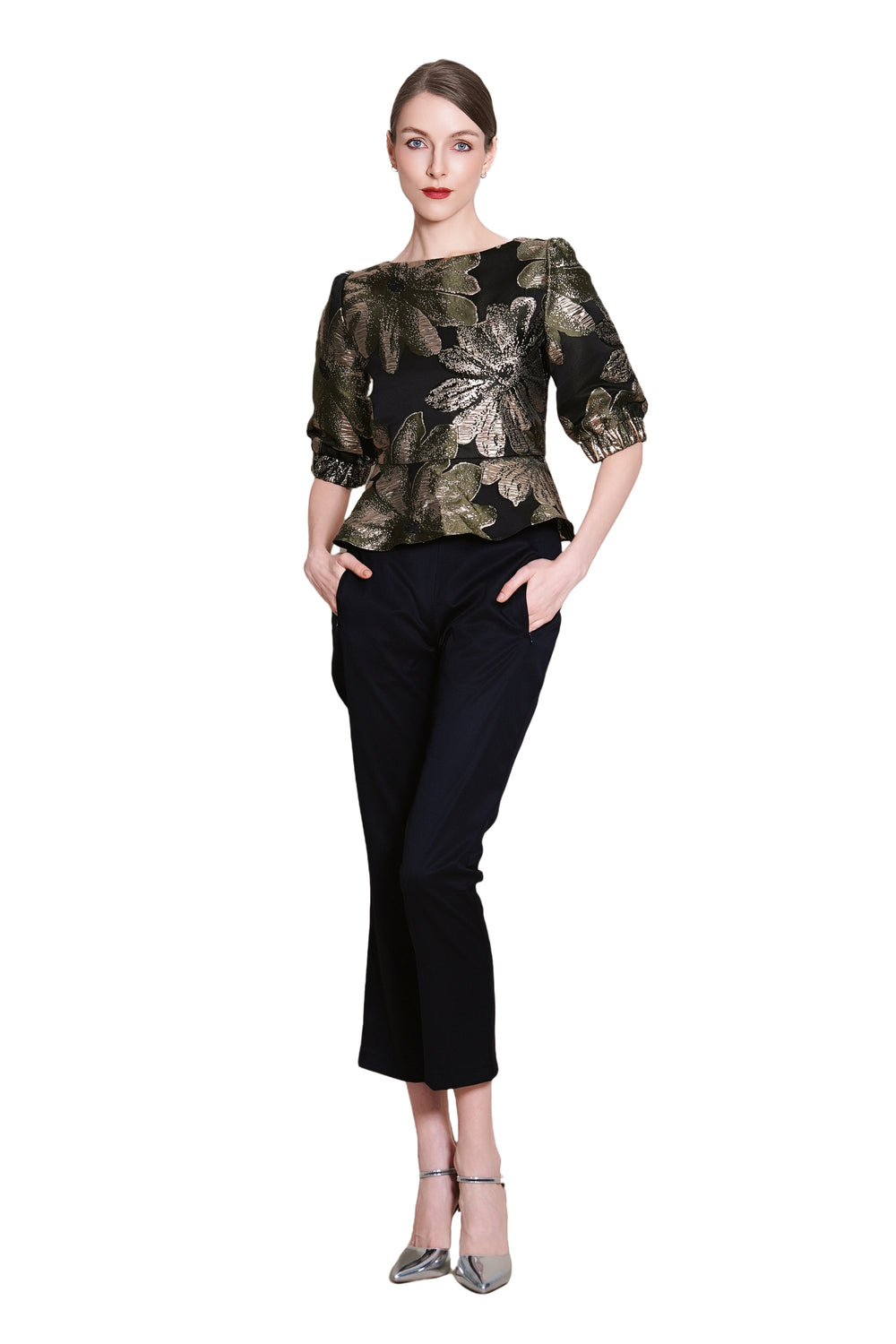 Teresa Brocade Top