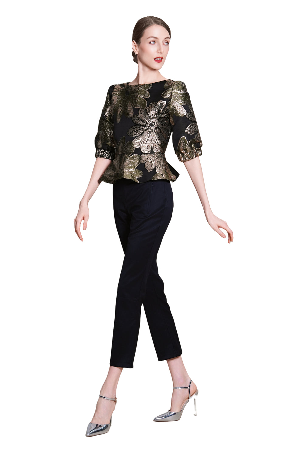 Teresa Brocade Top