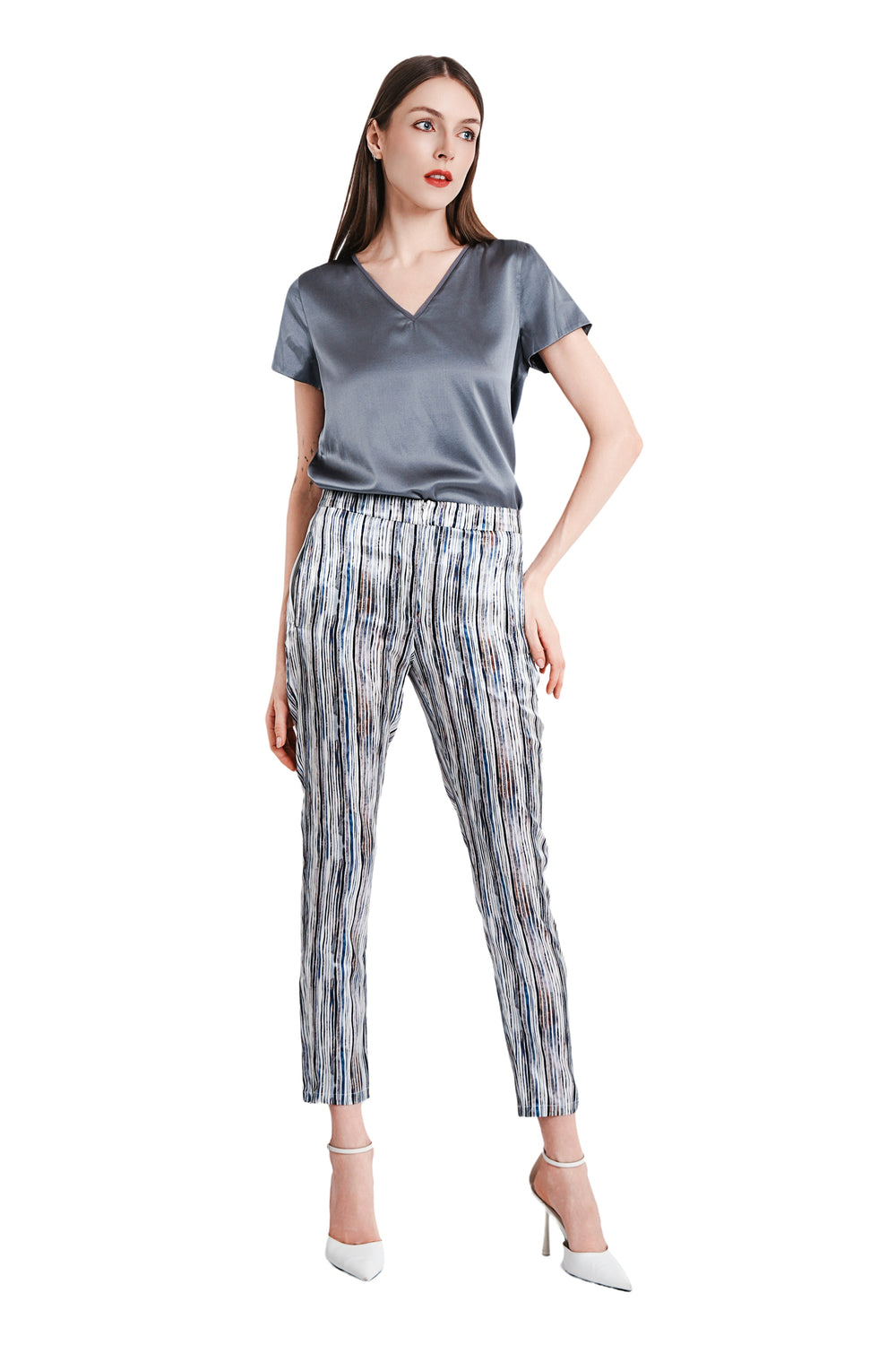Luna Silk T-Shirt Top
