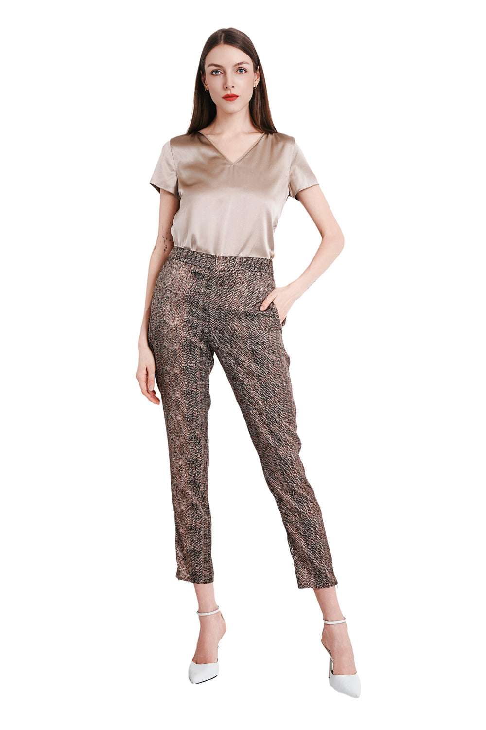 Luna Silk T-Shirt Top