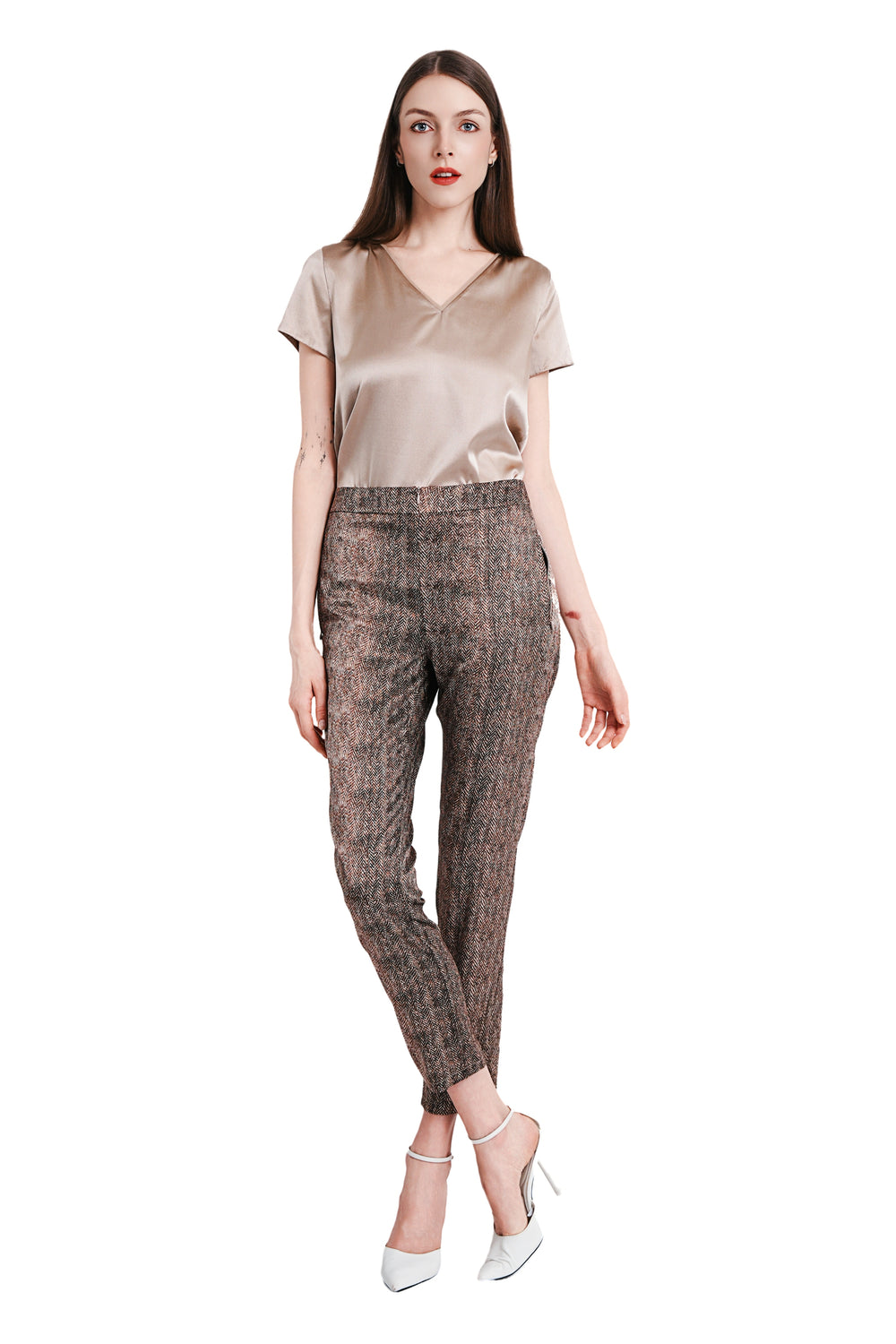 Luna Silk T-Shirt Top
