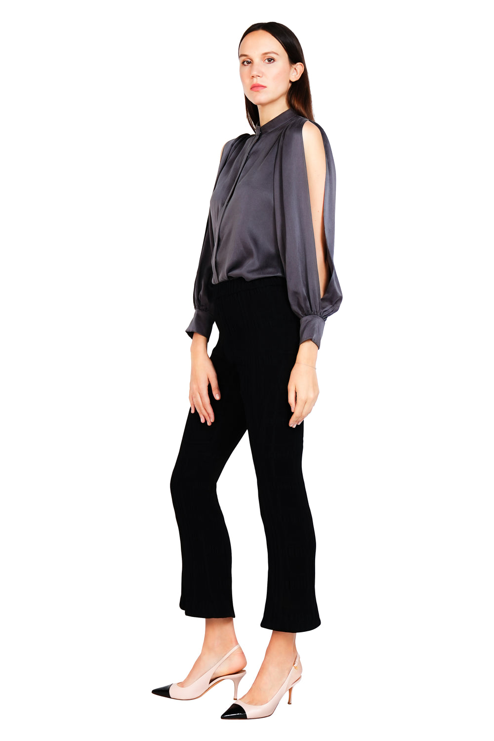 Vesta Front Zipper Curvy Pants